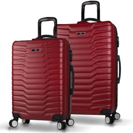 Zoozie Bags Juego de Maletas Rojo Claret (2 Piezas)